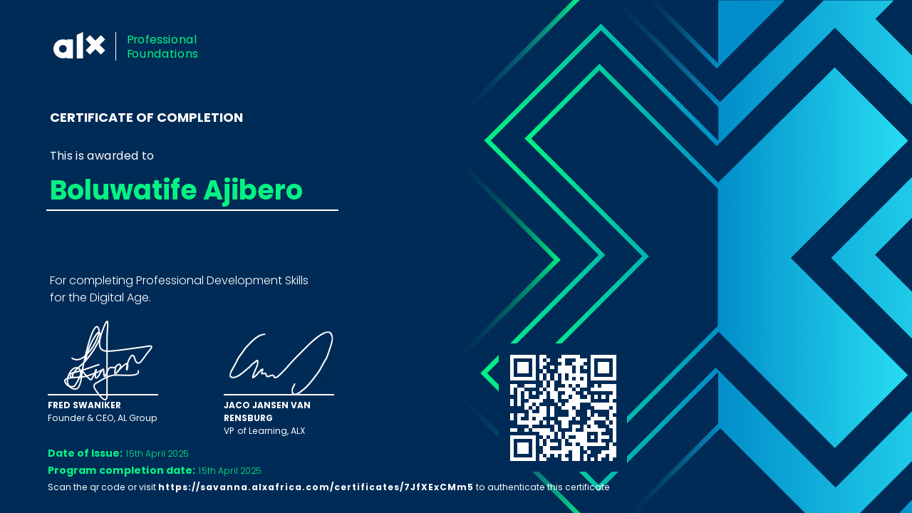 Certificate 1